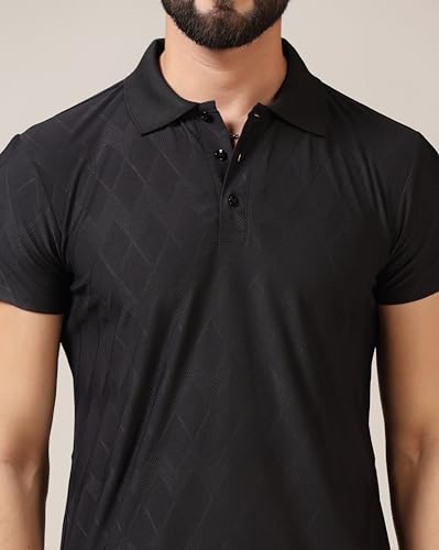 Image of TOPLOT Men's Regular Fit Polo T-Shirt
