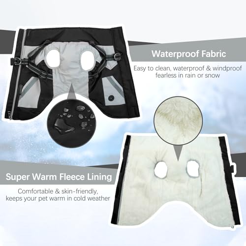 Dog Coat with built in Harness - Image 4