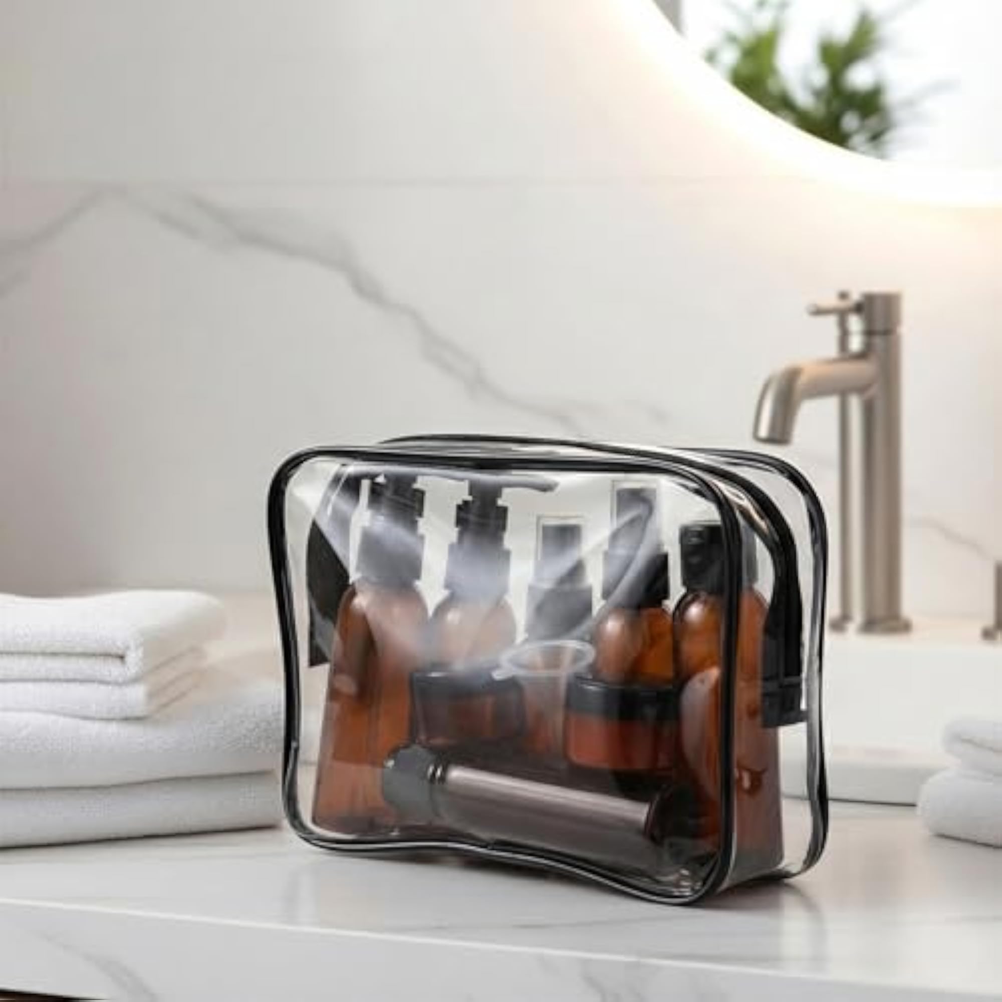 TSA Approved Travel Size Toiletry Bottles, 13 Pack