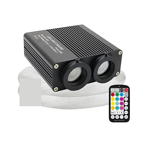 Plafonnier ciel étoilé voiture et maison - Kit fibre optique 32W RGBW 3M