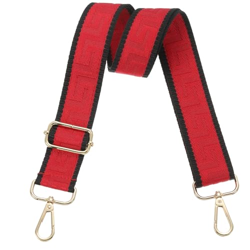Image of PATIKIL Purse Strap, Adjustable Crossbody Bag Straps Wide Shoulder Strap Universal Replacement Shoulder Bag Belt for Women's Handbags Canvas Satchels Bag Backpack, Deep Red