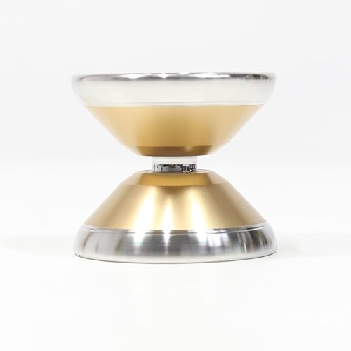 Miniatura 3 de KROWN.WST - Yoyó bimetálico ancho - Shinya KIDO Signature YoYo (dorado con borde plateado)