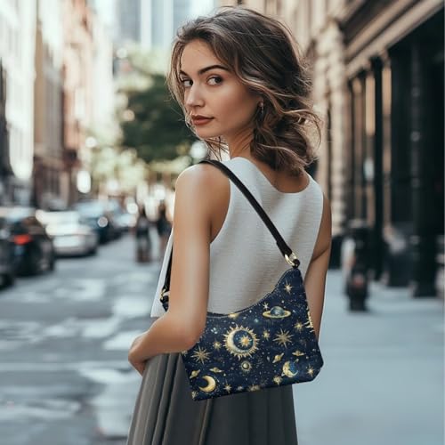Image of Handbag for Women Leather Underam Shoulder Bag with Zipper Fashion Work Purse Waterproof Travel Wallet