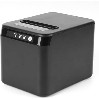 Receipt Printer 80 mm Thermal Receipt Printer Receipt Printer POS Printer Bon printer supports automatic cutting ESC/POS 200 mm/s USB + Ethernet port