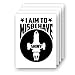 I Aim to Misbehave SMALL Vinyl Car/Laptop Decal
