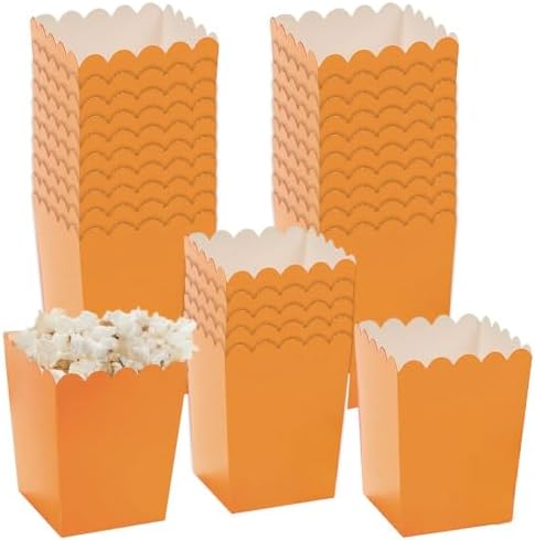 Fun Express Mini Orange Popcorn Boxes (24pc) - Party Supplies - Containers & Boxes - Paper Boxes - 24 Pieces image 4
