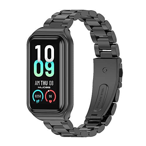 Image of Strap for Amazfit Band 7 Metal Replacement Strap Wristband Watch Strap Compatible with Amazfit 7 Fitness Tracker smartwatch