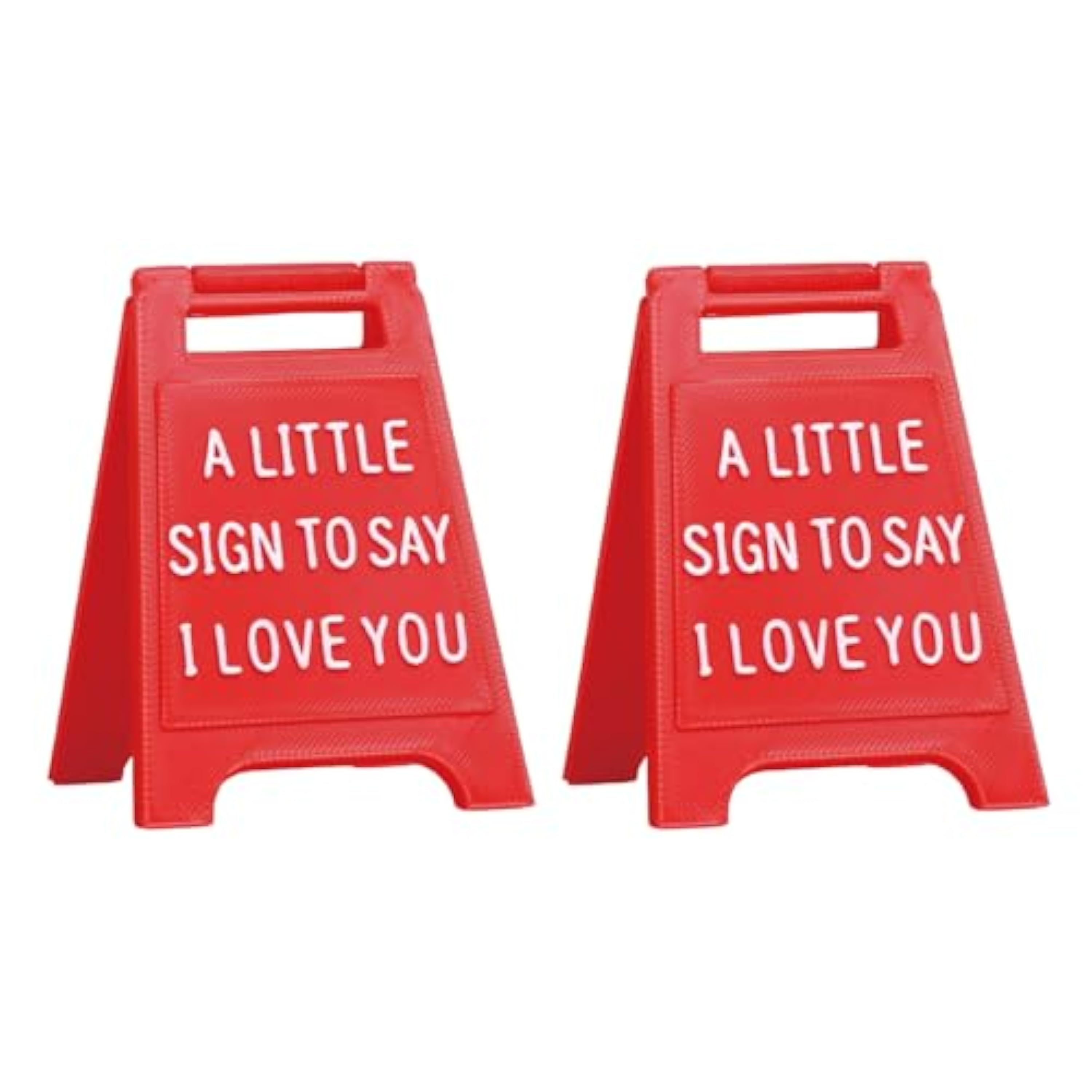 SSKHE Regalo para el día de San Valentín para novio, novia, romántico letrero de escritorio con texto en inglés "I Love You", divertido regalo para parejas para el día de San Valentín, boda