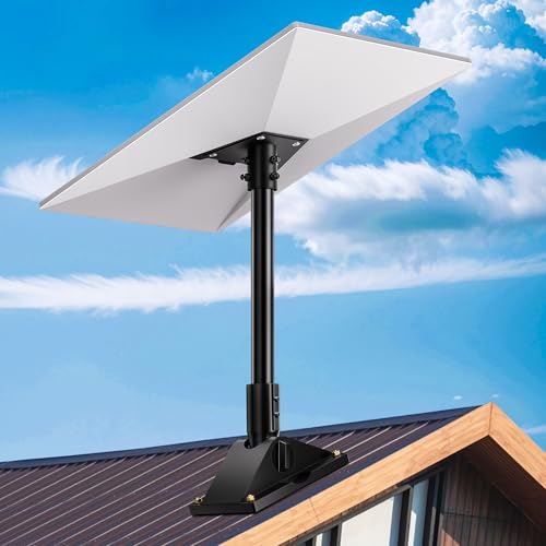 UBeesize Starlink Gen 3 Mount, Starlink Pole Mount Kits for Standard 3/4/4X Satellite Dish, Adjustable Gen3 StarLink Roof Mounts with Pipe Adapter by UBeesize - Used condition - US$30.64
