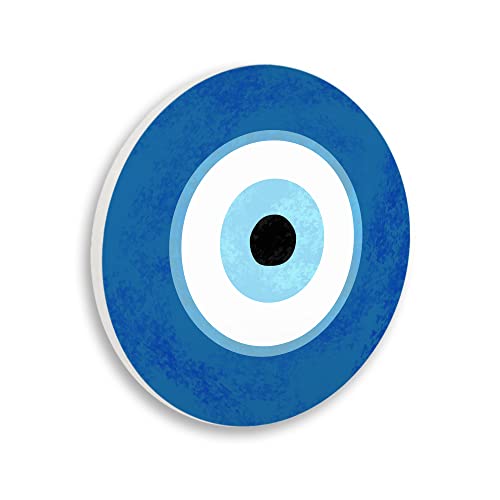 Stupell Industries 'Evil Eye Bold Blue'| Wall Plaque Art