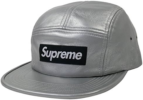 Amazon Co Jp Supreme シュプリーム 16aw Leather Camp Cap レザーキャンプキャップ 銀 フリー 並行輸入品 ファッション