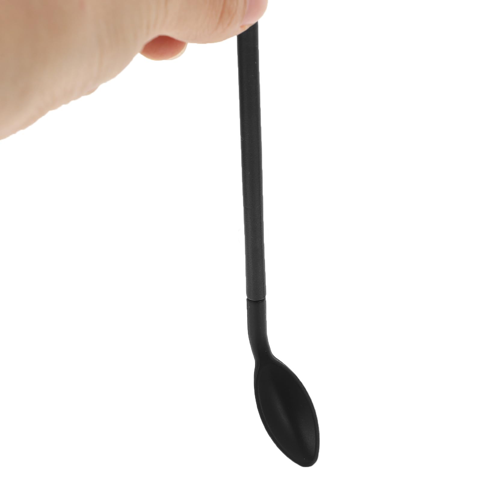 Espátula Cosmética de Silicona Mini Telescópica Negra | 1 Juego, Diseño Ligero y Portátil, para Hornear y Recogida Precisa, Formato Compacto