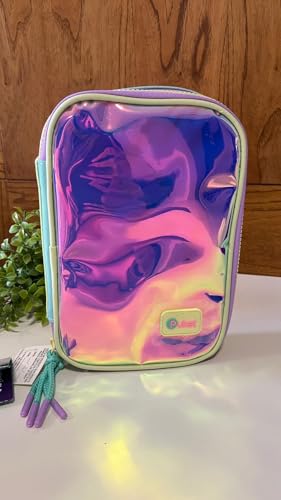 PUKET - Estojo Escolar Puket Color Block Menina Rosa