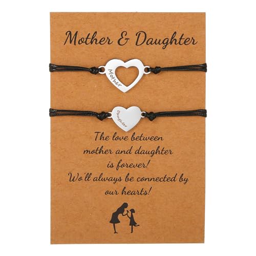 HONYUEYIM 2Pcs First Day of School Kindergarten Pre-K Bracelets for Mommy And...