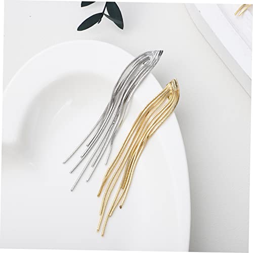 Boucles d'oreilles de serpent à clip anti-douleur pour oreilles non percées - 5