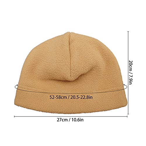 Chapéu de inverno, Andoer Homens Mulheres Chapéu de Inverno Polar Fleece Quente Grosso à Prova de Ve