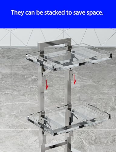Chariot roulant à 2 niveaux pour optimiser l'espace en cabine - 6