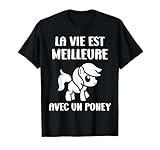 Poney équitation Amateur de chevaux Cadeau drôle