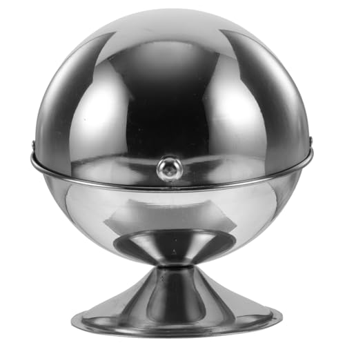 Cabilock Stainless Steel Sugar Bowl with Roll Top Lid Seasoning Jar for Sugar Candies and Use Condiment Container Smooth Surface Easy to Clean Moisture and