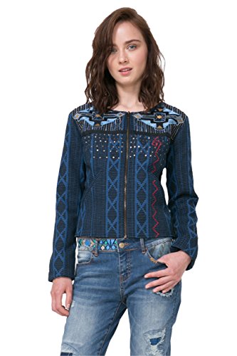 Veste Chipre Marino Bleu Desigual Idéale pour Vos Sorties en Ville