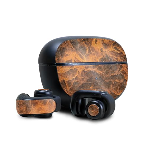 Image of Glossy Glitter Skin Compatible with Bose Ultra Open Earbuds - Burning Up - Premium 3M Vinyl Protective Wrap Decal Cover - Easy to Apply | Crafted in The USA by MightySkins