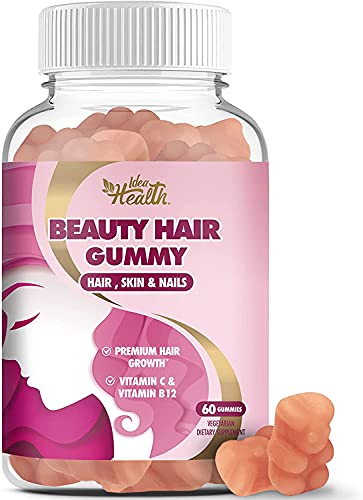 Beauty Hair Gummy - Extra Strength Biotin Gummies for Faster Hair Growth, Stronger Nails & Glowing Skin with Natural Ingredients - w/ Biotin, Vitamin C & Vitamin B12 | 60 Bear Gummies (1 Pack) Beauty Hair Gummy - Extra Strength Biotin Gummies for Faster Hair Growth, Stronger Nails & Glowing Skin with Natural Ingredients - w/ Biotin, Vitamin C & Vitamin B12 | 60 Bear Gummies (1 Pack)