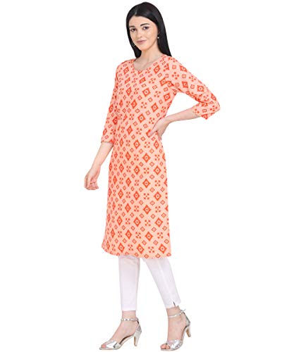 Image of LookMark Women's Cotton Regular Kurta