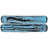 Diseño sin bridas. Striker Scooter Freestyle Puños (Black/Light Blue)