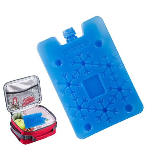 Bolsas De Hielo para Portátil | Bloques Congelables para Comida Y Bebidas - Bloques De Enfriamiento Congelables Reutilizables para Lactancia Viajes Playa Acampada Picnic Escuela