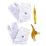 PACKOVE 1 Satz Fußmassage Socken Reflexzonen Socken Reflexzonenmassage Verkehr Fuß und Wade Akupunkturpunkt Akupressur Socken Akupressur-Massagesocke Akupunktsocken Stoff