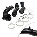 Auratrove Charge Pipe Boost Rohrkühlungsset, kompatibel mit BMW F10, F12, F13, 535i, 640i, N55, 3,0 l, Kunststoff- und Metallkonstruktion für verbesserte Turbo-Leistung