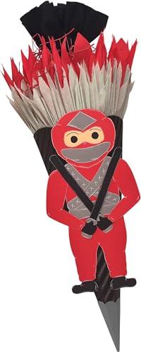 Preisvergleich Produktbild Schultüte Bastelset Ninja rot