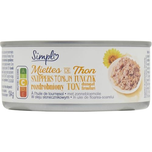 Miettes de thon listao conserve de poisson huile de tournesol épicerie salée