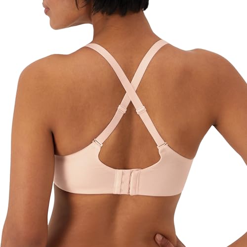 Image of Bali Women's Wireless Bras for Women - Breathe Lace Cotton Modal No Underwire Bra, Adjustable T-Shirt, Plus Size
