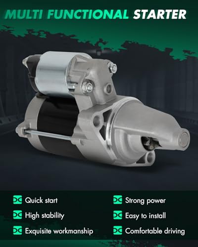 Image of SCITOO Starter Motor fit for Briggs & Stratton Air Cooled 07-09 All Vanguard V-Twin,32HP DD, 12V / 9T, CCW Replacement Starter 19612