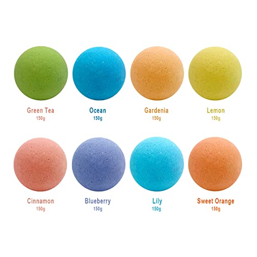 8Pk Planet Explore Bath Bombs For Kids With Surprise Inside, Largest Bath Bombs With Planet Magnets For Children, Collect All 8 Planets Awards After Bathing And Shower #TOP5