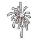 Feuerwerks-Design Brosche Frauen Luxus Einzigartige Anstecknadel Eleganter Mantel Accessoire Premium Weihnachtsblüte Geschenk