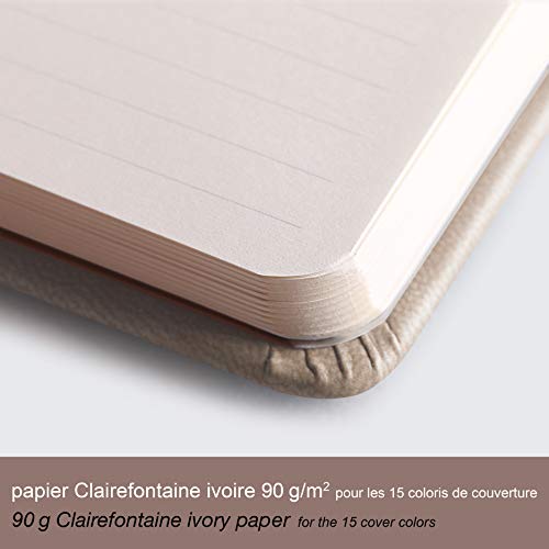 Rhodia Rhodiarama Webnotebook - Lined 96 Sheets - 5 1/2 X 8 1/4 - Taupe Cover (118744C) #TOP5