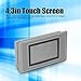 Luocute Small Human Machine Interface 4.3in HMI Display with Capacitive Touch Screen, TFT LCD 400MHz RISC Processor, High Precision, Fast Running Speed, Industrial Touch Screen