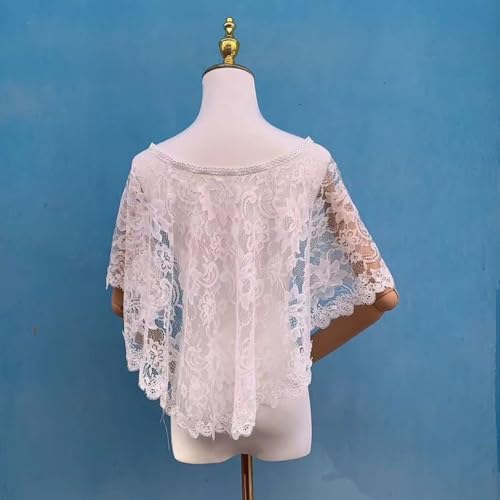 Elegant Bridal Shawl for Wedding Dress Overlay Lace for Wedding Bride Multipurpose for Wedding Dress Wrap3