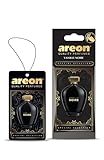 AREON Vanille Noire SS06 – Luxury Custom Car Hanging Air Freshener for HIM (pack of 3)
