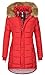 Produktbild Navahoo Papaya Damen Winter Jacke Steppjacke Mantel Parka gesteppt warm B374 [B374-Rot-Gr.XL]