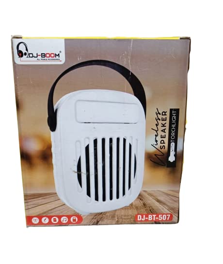 SAINI MOBILE DJ BOOM WIRELESS SPEAKER with TORCH (Black)