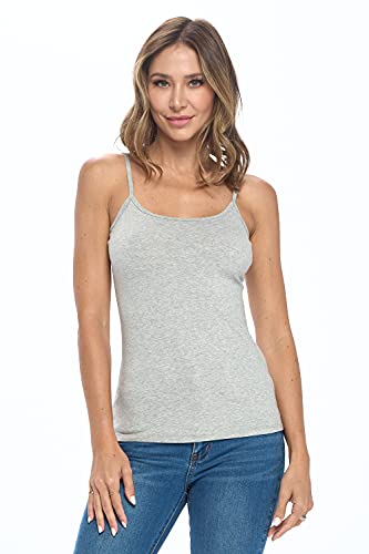 Image of Natural Uniforms Women's Camisole Tank Top-Breathable Cotton Stretch