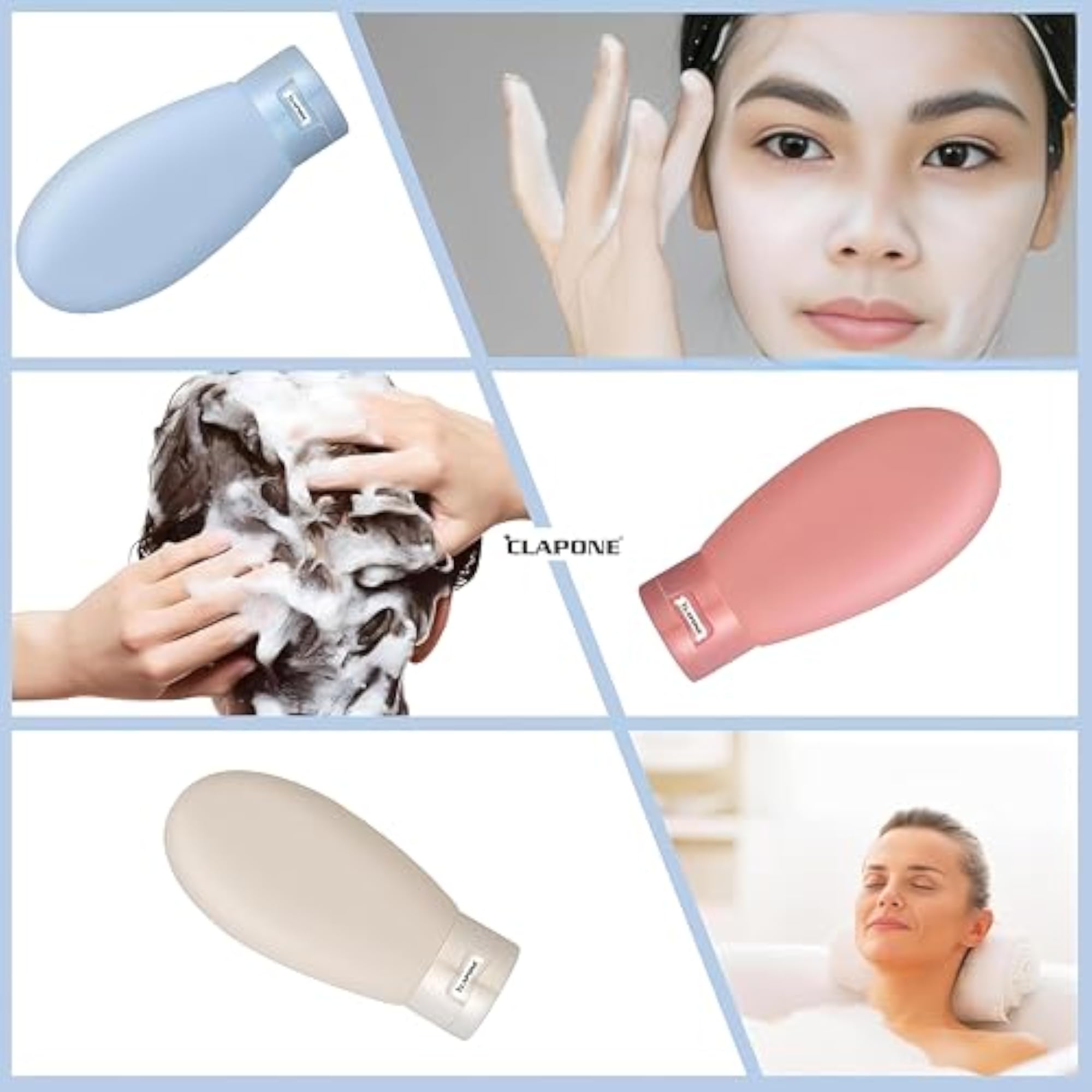 1 Piece Travel Bottles Leakproof & Refillable 60ml