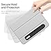 MoKo Universal Pencil Case Holder, Reusable Adhesive Silicone Pencil Protected Sleeve Compatible with Apple Pencil Pro/ (USB-C)/ 1st/ 2nd Generation, Similarly Sized Styluses Accessories, Black