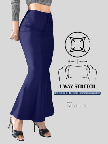 Image of Saree Shapewear Petticoat for Women, Stretchable Saree Shaper