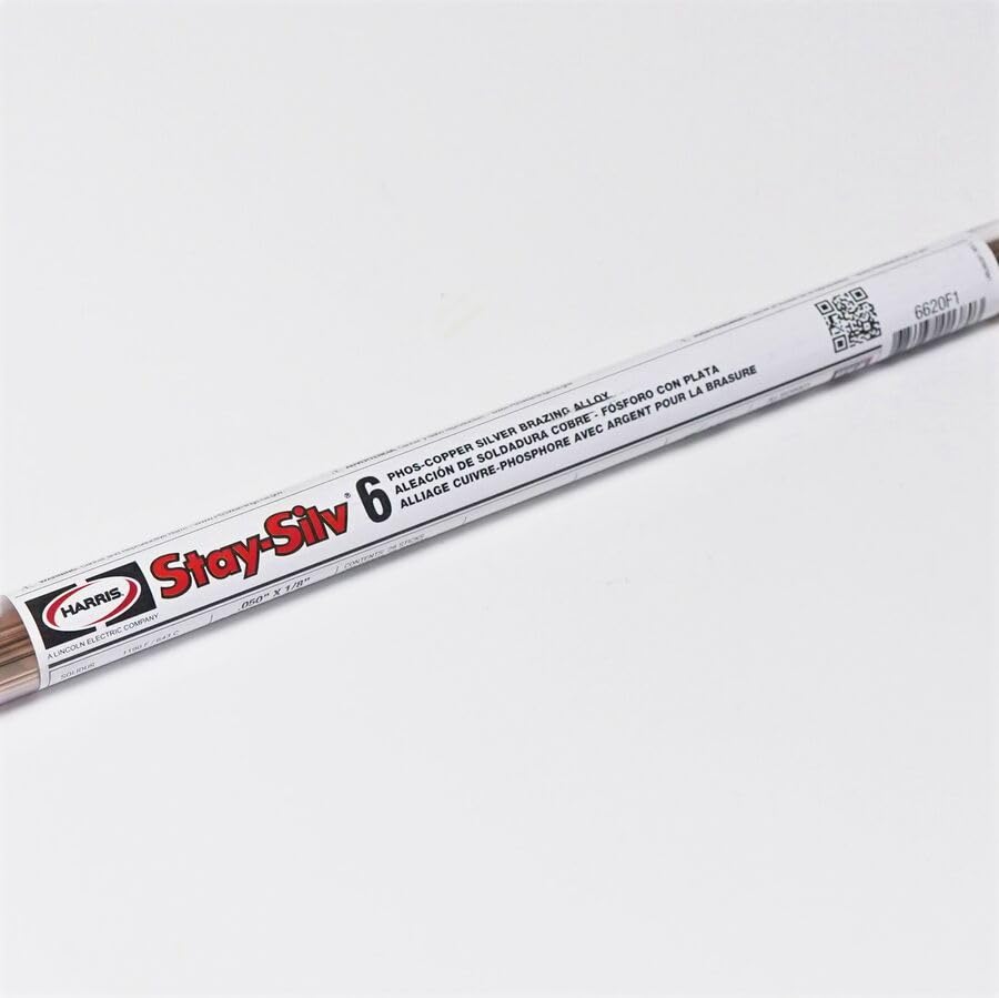 Replacement 51035 6620F1 6 6% Stay-Silv Silver Solder Brazing Alloy 28 Sticks