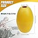 Rope Floats Marine,4pcs/8pcs Deep Water Oval Water Float Fishing Marker Buoys for Water Ski Ropes Anchor Lines Boats Swimming Kayak Crabbing Trail Dock Pool Yellow (8PCS, 5.51 x 3.26 x 0.78 Inches)
