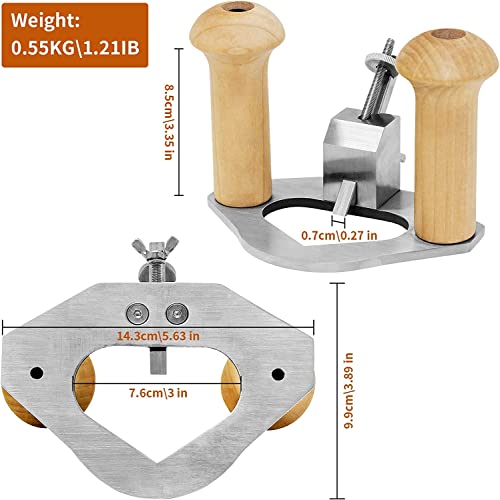 Senduo Router Plane,Diy Hand Planer For Woodworking,Stainless Steel Hand Router Plane With Comfortable Wood Handle ,Easy Adjustable Blade Wood Planer, For All Kinds Of Wood Trimming #TOP1